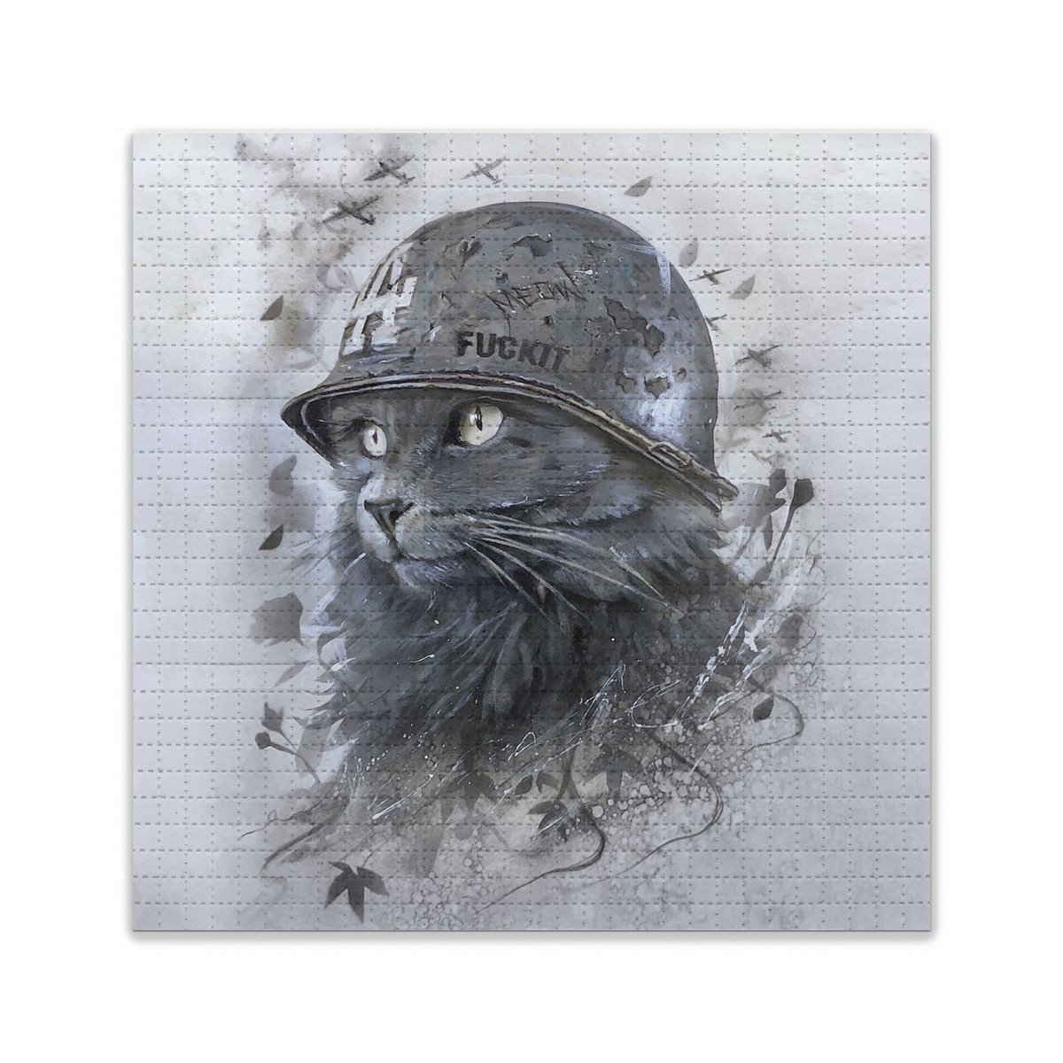 NOW AVAILABLE! Viveros Ltd Edition Cat-Trooper Blotter Art Prints at: 1xrun.com Don’t Wait‼️