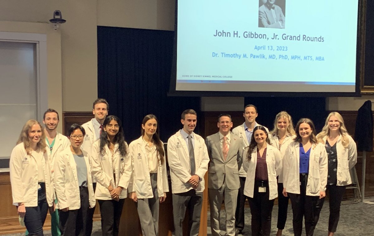 ICYMI: Last week's #GrandRounds presentation is available to view online: jdc.jefferson.edu/surgerygr/247/ Thank you to Dr. @timpawlik for an excellent talk and to the @GibbonSurgSoc for co-sponsoring this annual event 👏