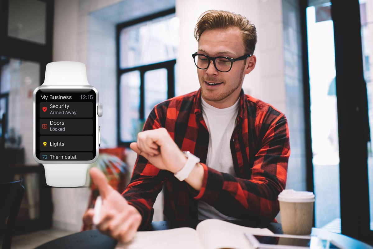 SecurTekMarket's tweet photo. Be in control of your business whether you’re there or not. Did you forget to lock a door or turn off a light!? No problem. Take care of it 24/7 from your wireless devices! https://t.co/Q51vaCOIYg https://t.co/uKGhBJG5EG