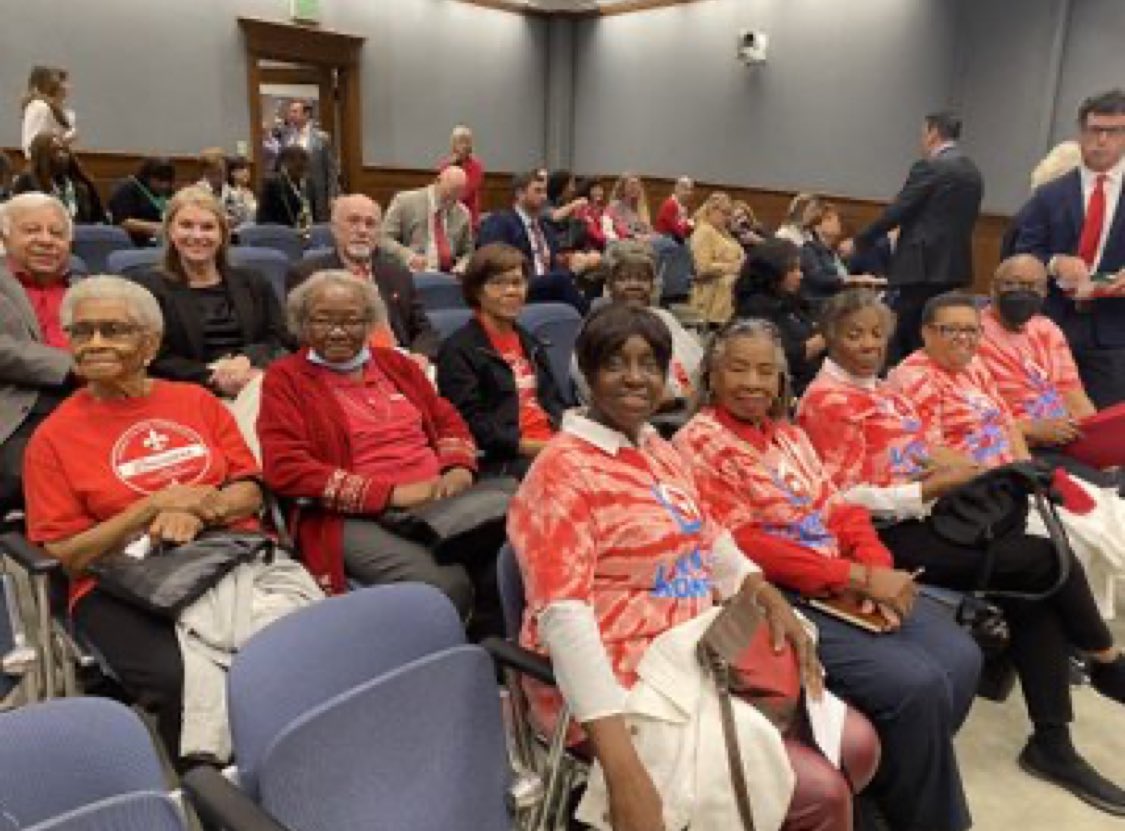 LiveAtHomeLA's tweet photo. HB 525 passed favorably in Appropriations today. This is a great step toward helping seniors remain at home as they age. Special thx to @TannerDMagee @tbacala2 @RepJasonHughes, the entire Appropriations Cmte. &amp; our amazing volunteers! #lalege #lagov @andrewmuhl https://t.co/dmxlUBKZpO