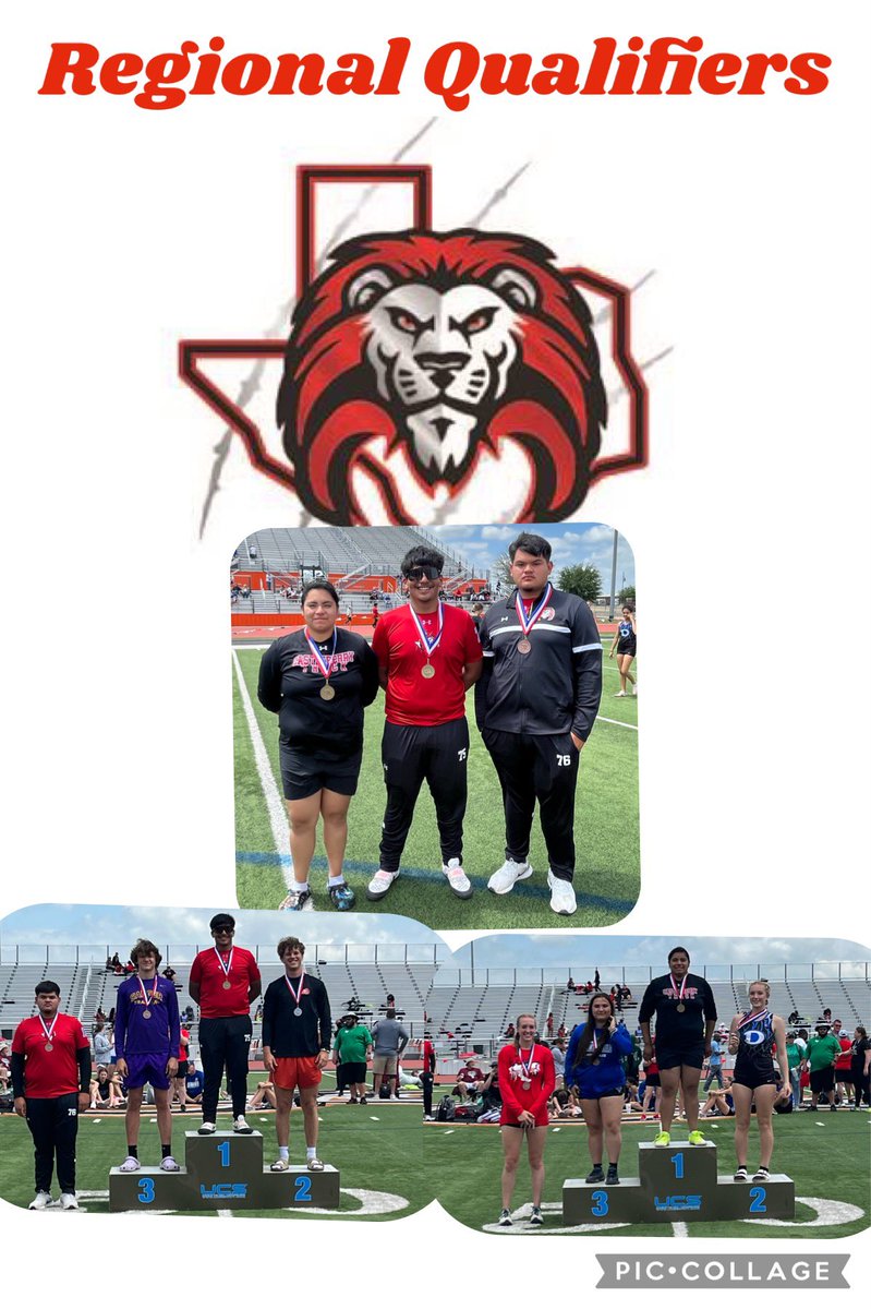 Jrsilva2Juan's tweet photo. Session I of the area track meet is over. 3 Regional Qualifiers! 
Becerra 1st Place Discus
Rojas 4th Place Discus
Medina 1st Place Discus
Running Starting now! Let’s Go Runners. More Qualifiers. 

#CISDAthletics #CastleberryISD #CHS_lions #LionPride #CHSFamily #CompeteEveryday https://t.co/vVQjSKMPrv
