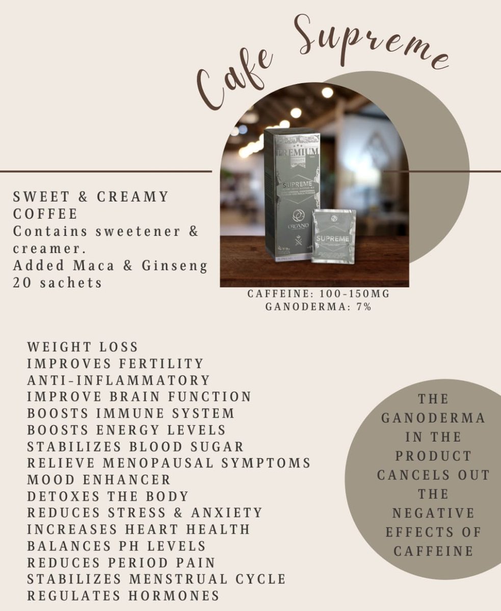 Binx_Nitro1's tweet photo. Tired of drinking the same old coffee every day, with no real health benefits? 😶😝 Look no further! Packed with antioxidants and natural ingredients that will give you a boost of energy &amp; support your health and wellness.🏋️ https://t.co/28BvhqOzXz
#RedReishiPower 🍄❤️💪☕😍 https://t.co/ReUD14tVe7