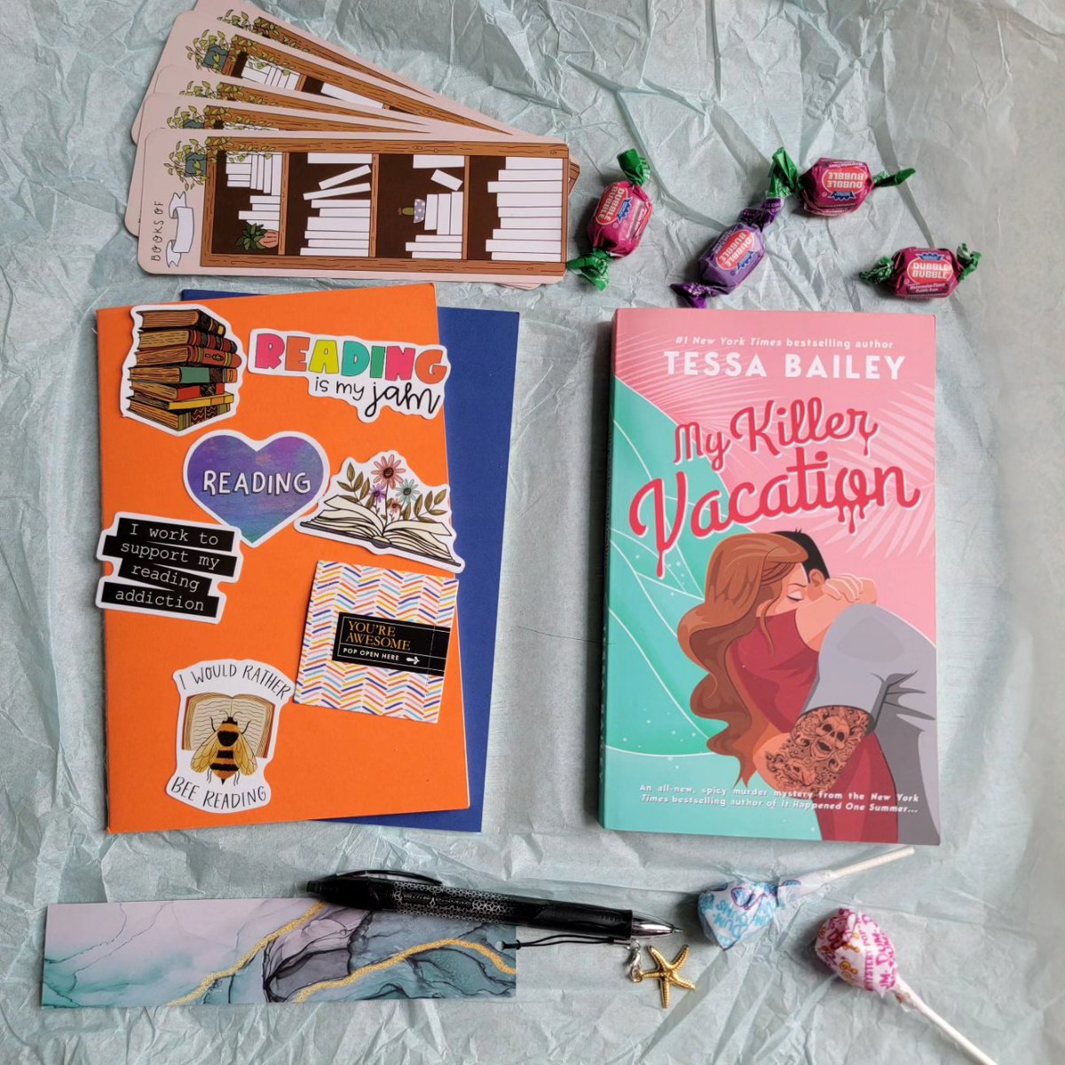 nfinitelychelle's tweet photo. ✨️book mail!✨️ I won my first giveaway! 🥰 #BookTwitter https://t.co/mSCt0Sandw