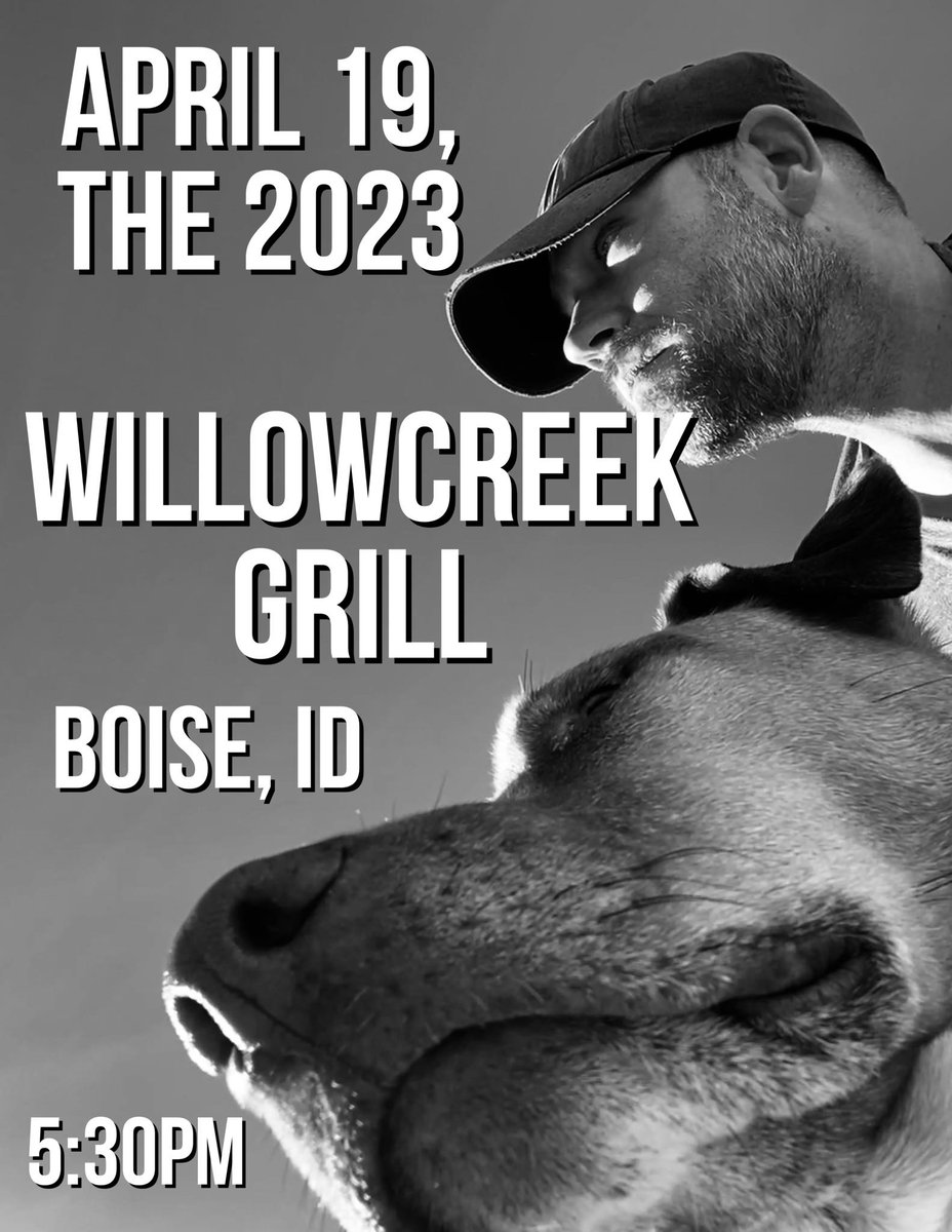 BoiseWCG's tweet photo. This is happening in a few hours! ⬇️⬇️
Come enjoy some #HappyHour at #WillowcreekGrill on the #BoiseBench 3-6pm
Our friend, #DouglasCameron is in charge of the tunes!! We're soooo excited! https://t.co/i2meOwoWCG