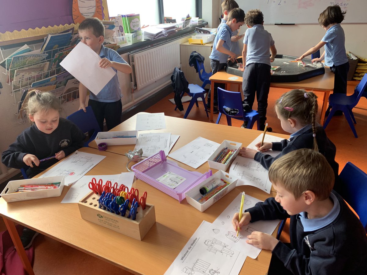 aivalikli_ms's tweet photo. After a lovely Easter break and some brighter weather we have been looking at weather this week in Aistear! We’ve had a lot of fun experimenting with colour to make rainbow clouds @followstannes https://t.co/cY7tZglSVl