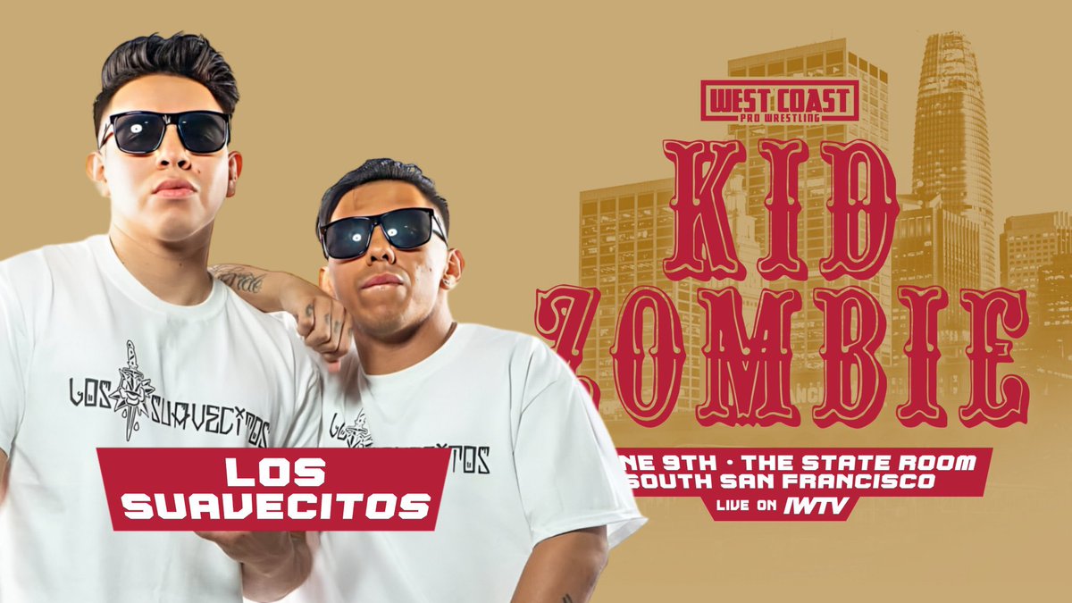 WCProOfficial's tweet photo. ANNOUNCEMENT!

Los Suavecitos return to West Coast Pro! 

Plus 
The Infantry
Artemis Spencer
Calvin Tankman
Nicole Matthews
Beef
and more!

📅6.9.23
📍The State Room
📌South San Francisco, CA
https://t.co/NmeAy9BFcY https://t.co/pPqCDNMdZk