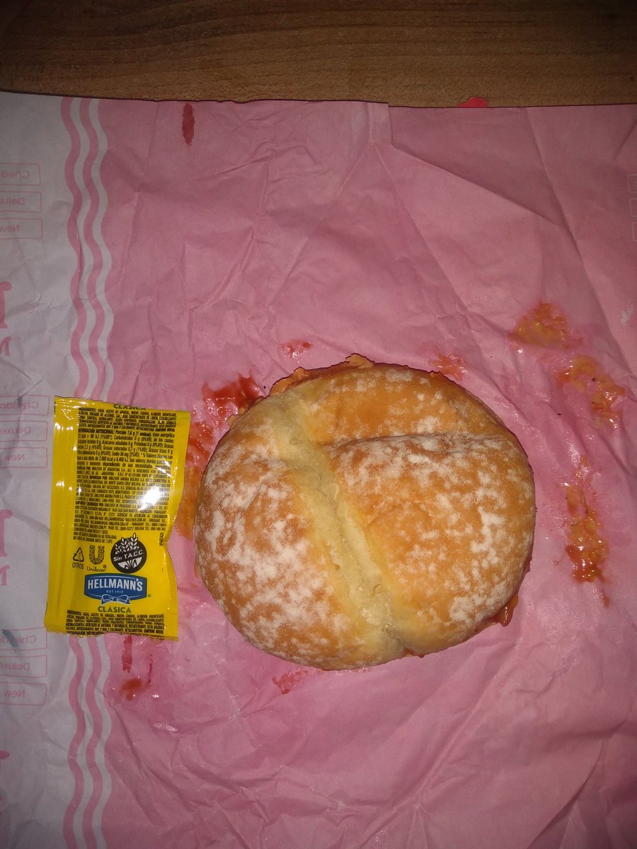 CHRISMAGNALDI's tweet photo. @imbeingcliche @Mostaza_ok Espero que no le hayan dado está hamburguesita de Mostaza(jajaja)
Casi me muero cuando la recibí. https://t.co/qbp4Xt982G