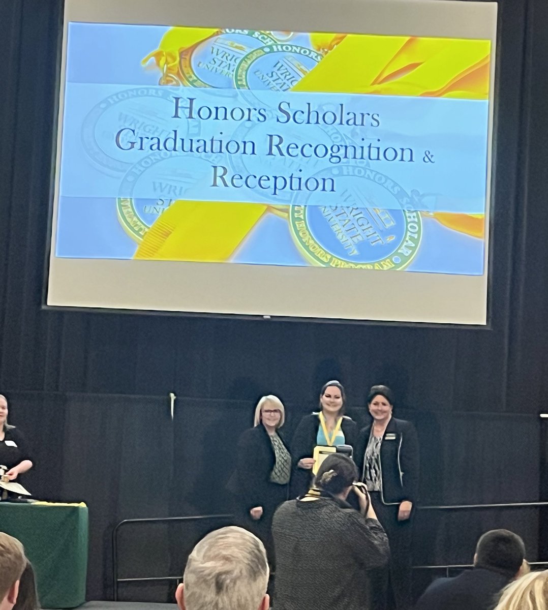 megrua's tweet image. More excitement for #RuaLab members Hannah Baumgardner, Maureen Roddy, and Taylor Eitel who received recognition as @WSU_Honors University Scholars today!