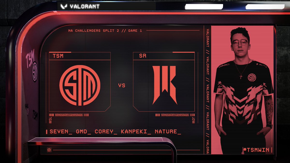 tsmreport's tweet photo. [#TSMVALORANT] - VALORANT IS BACK 😤

Split 2 kicks off with a matchup against Shopify Rebellion as the squad looks to start their season with a #TSMWIN

📺https://t.co/6pYSu0tZQR https://t.co/SH5uSUpFgV