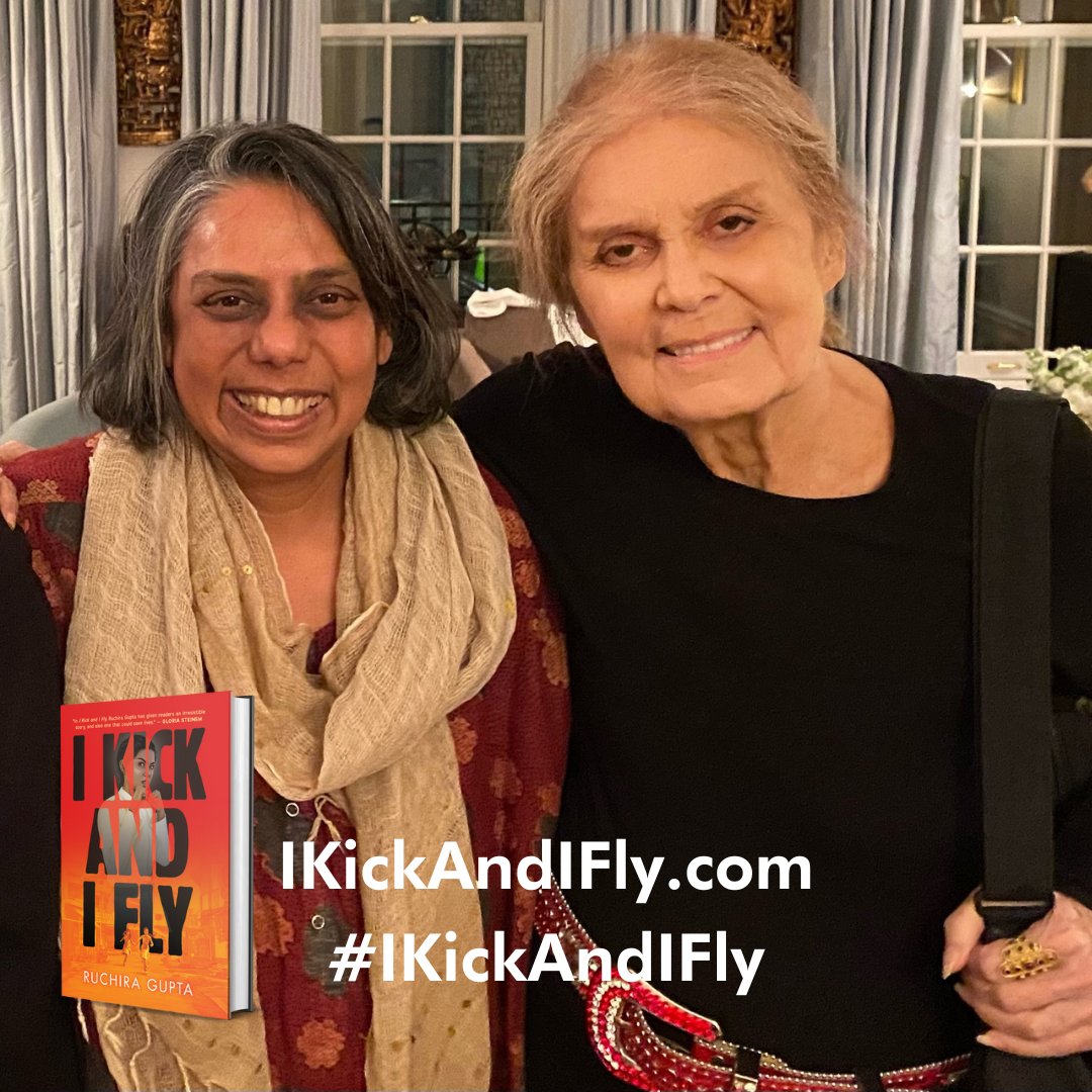 My dear friend @Ruchiragupta  has just published #IKickAndIFly. This is an inspiring story about a young girl’s fight for freedom. Order your copy: ikickandifly.com