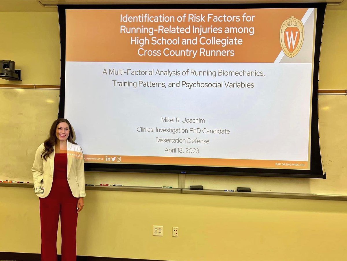 Mikel Joachim (@mikeljoachim) on Twitter photo Thrilled to announce I successfully defended my dissertation yesterday! 
Thank you to my awesome lab mates in <a href="/UWBadgerAP/">BadgerAthPerformance</a>, my committee, project collaborators, friends, & family who supported me across the finish line. Thrilled to announce I successfully defended my dissertation yesterday! 
Thank you to my awesome lab mates in <a href="/UWBadgerAP/">BadgerAthPerformance</a>, my committee, project collaborators, friends, & family who supported me across the finish line.