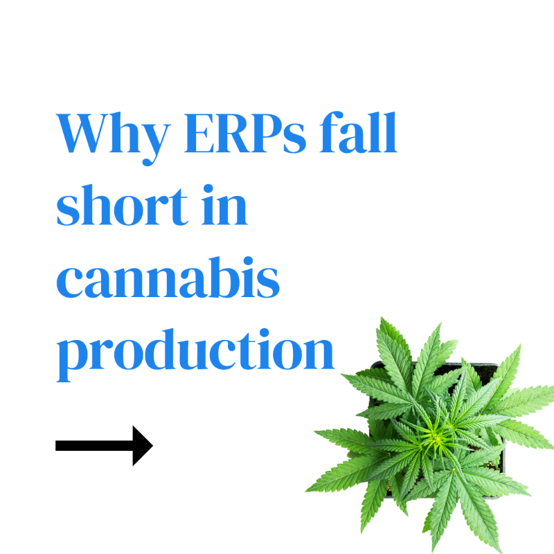 ElevatedSignals's tweet photo. Many cannabis producers turn to ERPs to help them understand their COGs. 

But traditional ERPs can't adapt to producers' fluctuating costs and ever-changing processes. Learn about better options for cannabis producers in our blog. 🧠