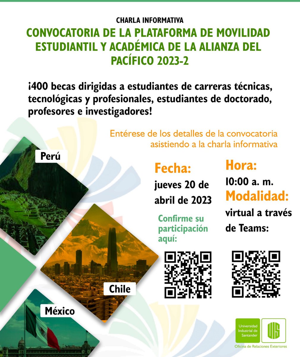 Ipred_UIS's tweet photo. Les abrimos la siguiente invitación a una charla informativa. ¡No te la puedes perder! https://t.co/FZoHxejL6Z