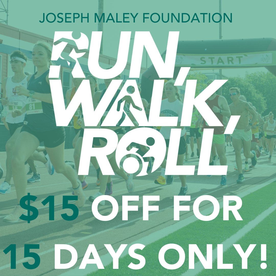 JosephMaleyJMF's tweet photo. Our 2023 Run, Walk, Roll Race Series registration is LIVE! 🎉🦋

To celebrate our 15th Run, Walk, Roll, register for our Race Series Bundle (Road Mile &amp; 5k) between Wed, April 19 and Thurs, May 4 and receive a $15 discount off your registration.

REGISTER: https://t.co/6AkwDUOZk6 https://t.co/fviG2FlkQu