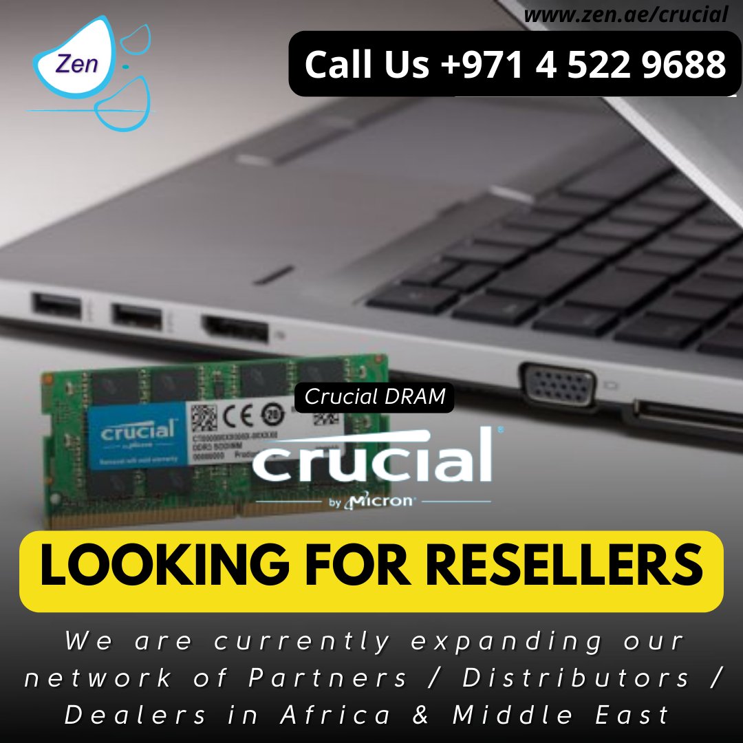 zenitdxb's tweet photo. Crucial DRAM ZenIT: Join our Partner Program! #Dubai https://t.co/LOrKyGZUIl
#ssd #hdd #gaming #gamingpc #computer #pc #ram #gamer
#zenit #zenitdxb #zenitdubai #crucialmemory #crucialssd #portablessd #dubaibusinessman #onlyzenit #ThinkPad #macupgrade #macmemory #partnerprogram https://t.co/9bCggJ2p97