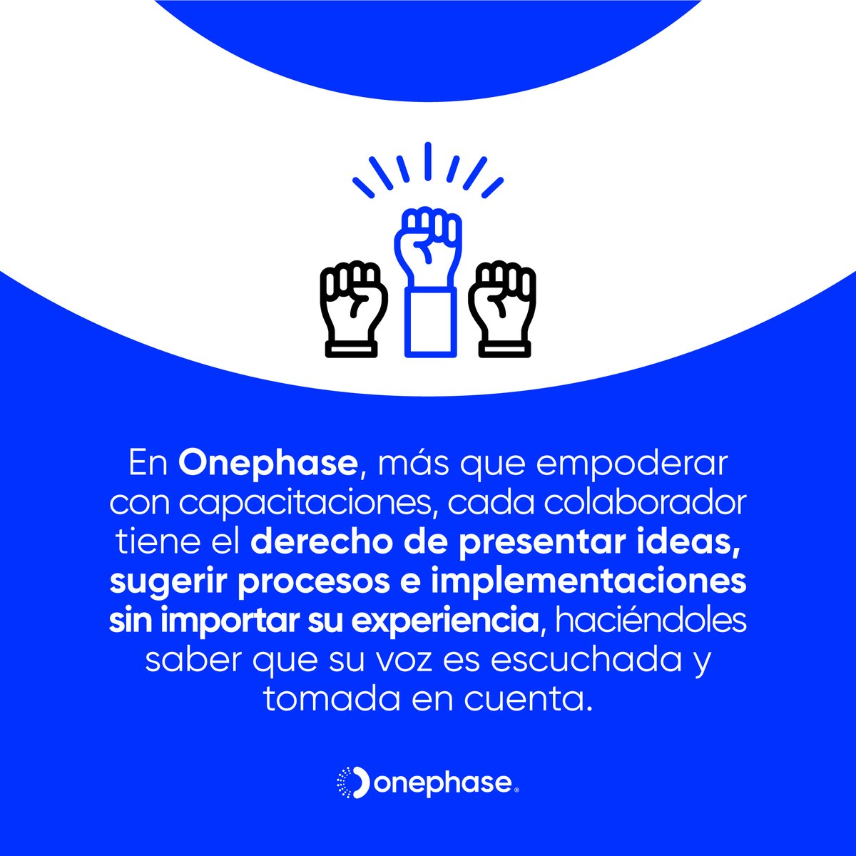 bestplacetocode's tweet image. En @OnephaseLLC se cree que empoderar a los empleados es clave para el éxito de la empresa y fomentan la creatividad y la innovación en cada miembro del equipo. 🧩

#onephase #software #innovation #development #technology #BP2C
