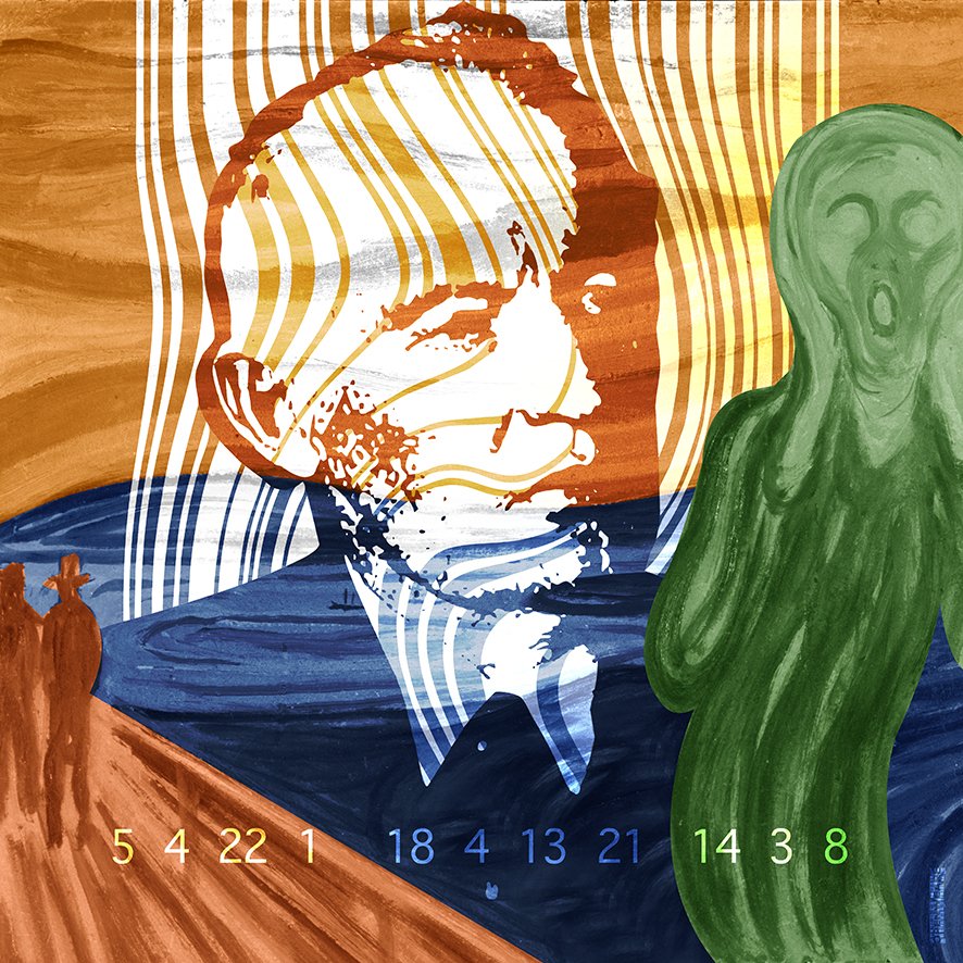 OpenWeAre's tweet photo. Step into the captivating artistic universe of #EdvardMunch with this unique piece inspired by one of the greatest masters of abstract expressionism, famous for his tormented and emotional style. #NFT  #AbstractExpressionism #DigitalArt #BlockchainArt #CryptoArt https://t.co/uoP6Q8jSY8