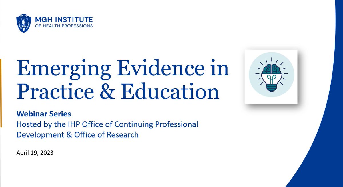 MGH Institute CPD tweet media