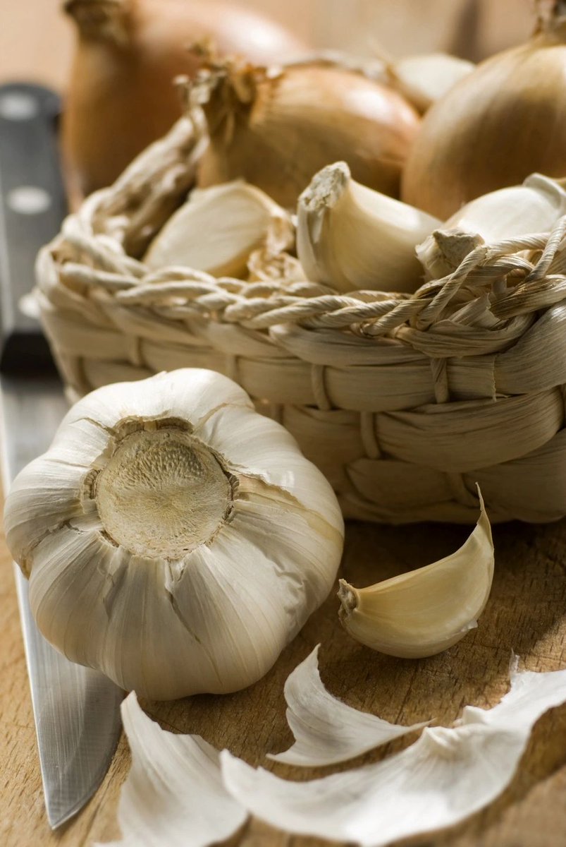 SGTutoring83's tweet photo. Wonderfully aromatic and amazing for your health, garlic is an incredible ingredient.  Add plenty in your evening meal on National Garlic Day (and keep the breath mints handy). #NationalGarlicDay https://t.co/VQ0gDfFyPB