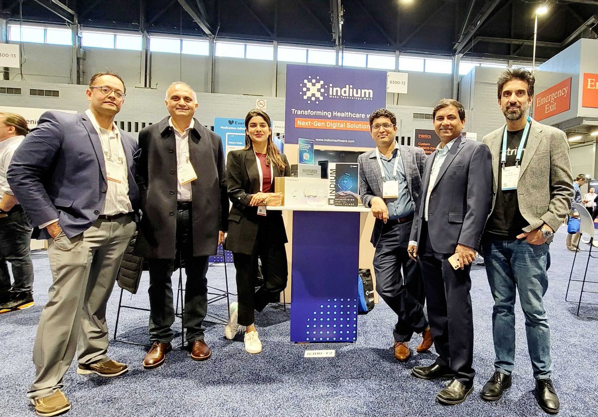 Striim showcasing our solutions for healthcare in the @Indium Software booth at the #HIMMS23 conference in Chicago! If you missed it, check out our healthcare solutions on our site! hubs.la/Q01M7QMS0