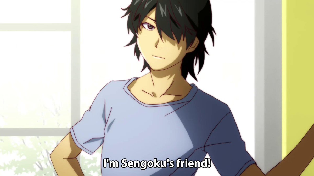 gatari_lines's tweet image. Nisemonogatari Episode 1:
I'm Sengoku's friend!