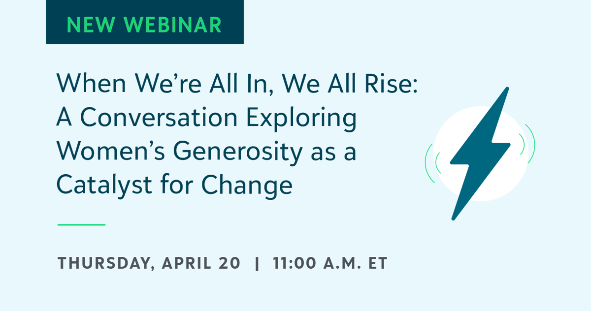 Our Associate Director @jacquieack, @G4GC_org President & CEO @MoniqueCouvson, @BosWomensFund & @communitynetwrk will discuss how women lead and guide funding organizations, and equitable #grantmaking. Join us on @blackbaud Thursday 4/20 at 11am ET: bit.ly/3mkYcWL
