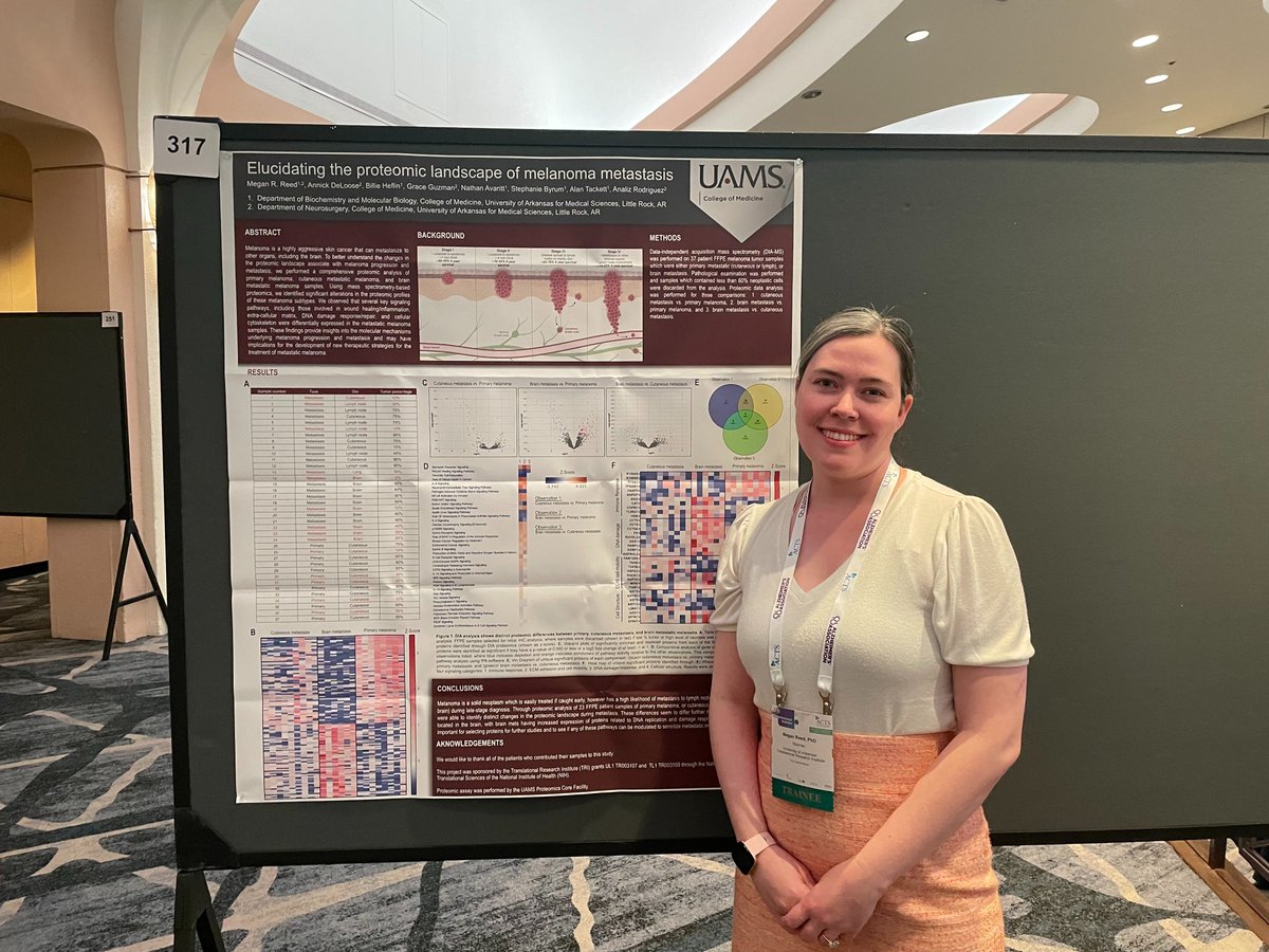 DNAlogical's tweet photo. At #TS23xInnovate presenting my poster in a few hours on proteomic changes in #melanoma #metastasis  #Womeninstem https://t.co/FhWLoENRoE