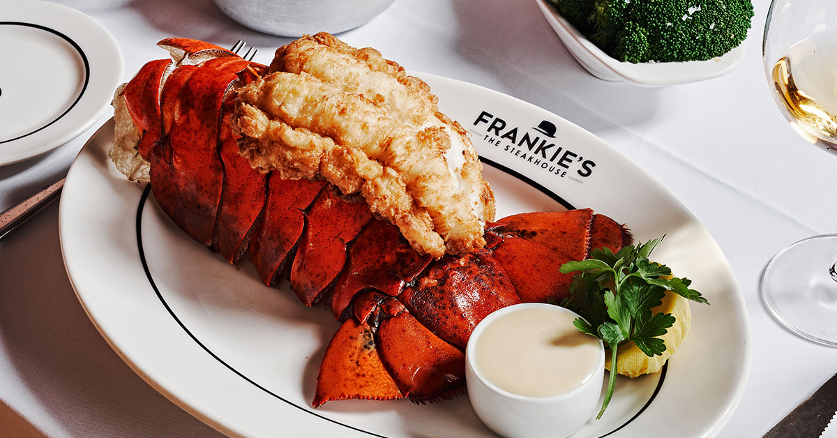 frankiessteak's tweet photo. The finest Flash Fried Lobster, exclusively served at Frankie’s! #FrankiesATL https://t.co/LhvLHnHCPr