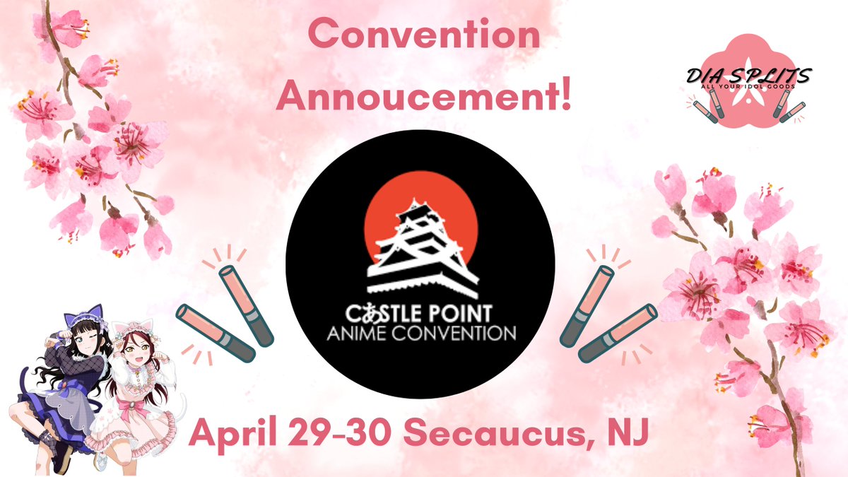 DiaSplits's tweet photo. Catch us @CastlePointCon next weekend! https://t.co/ruNpFc3lbT