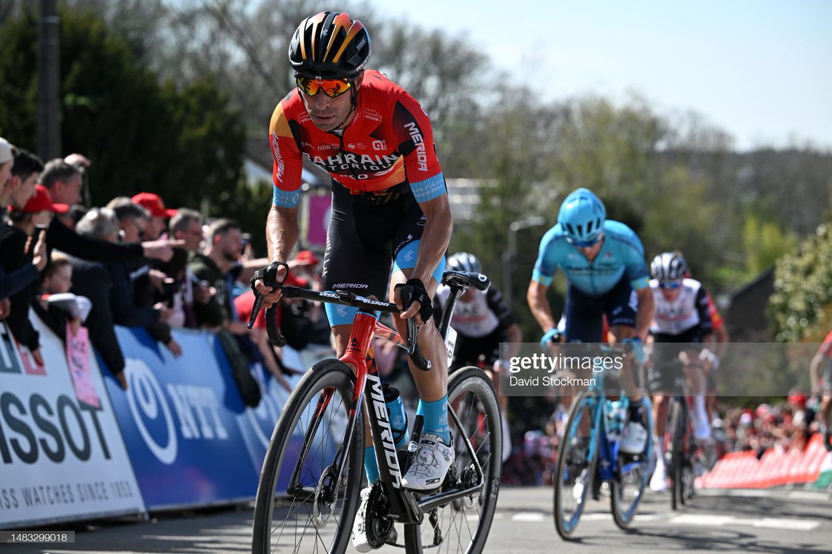 So disappointing to see that Mikel Landa didn't climb Mur de Huy fully in the drops today...💔😝 #FlecheWallonne