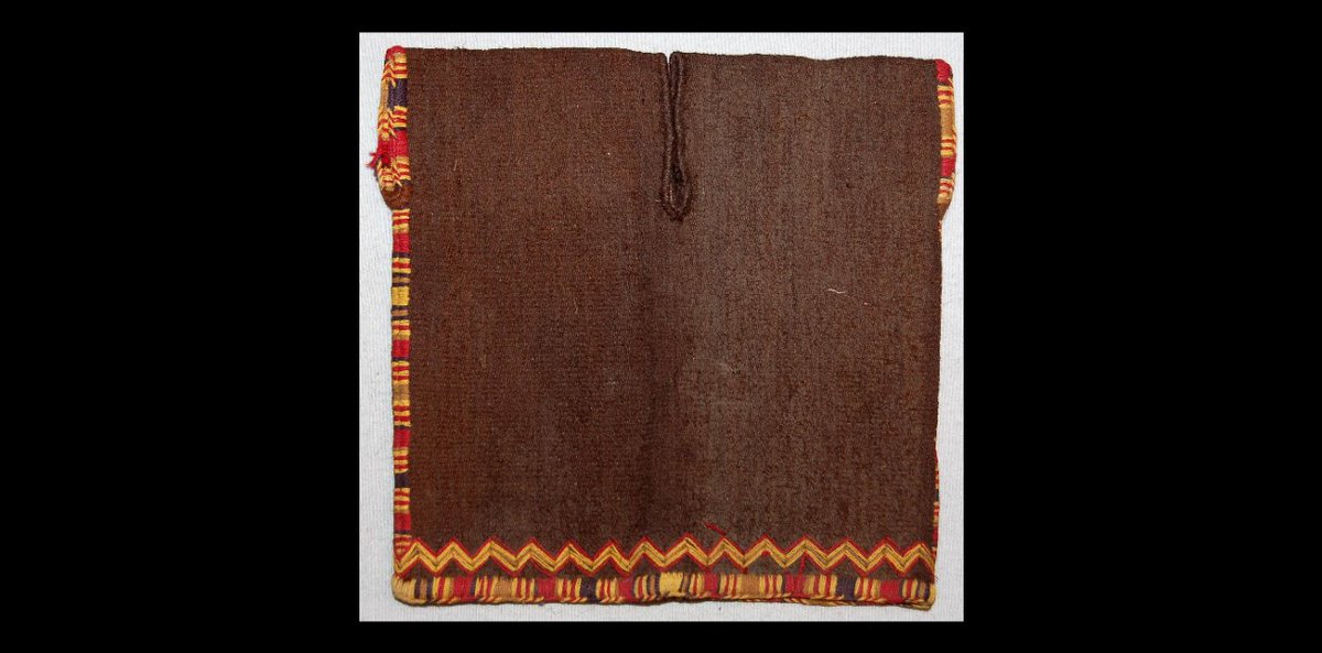 textile; shawl; tunic

Cultures/periods: #Inca

Production date: 1430-1660

Made in: #Peru

Provenience unknown, possibly looted

Miniature tunic; textile; camelid wefts (warps?); plain weft-faced weave; longitudinal neck slit - discontinuous warps; wrapping at neck slit and https://t.co/XFmBznqOyo