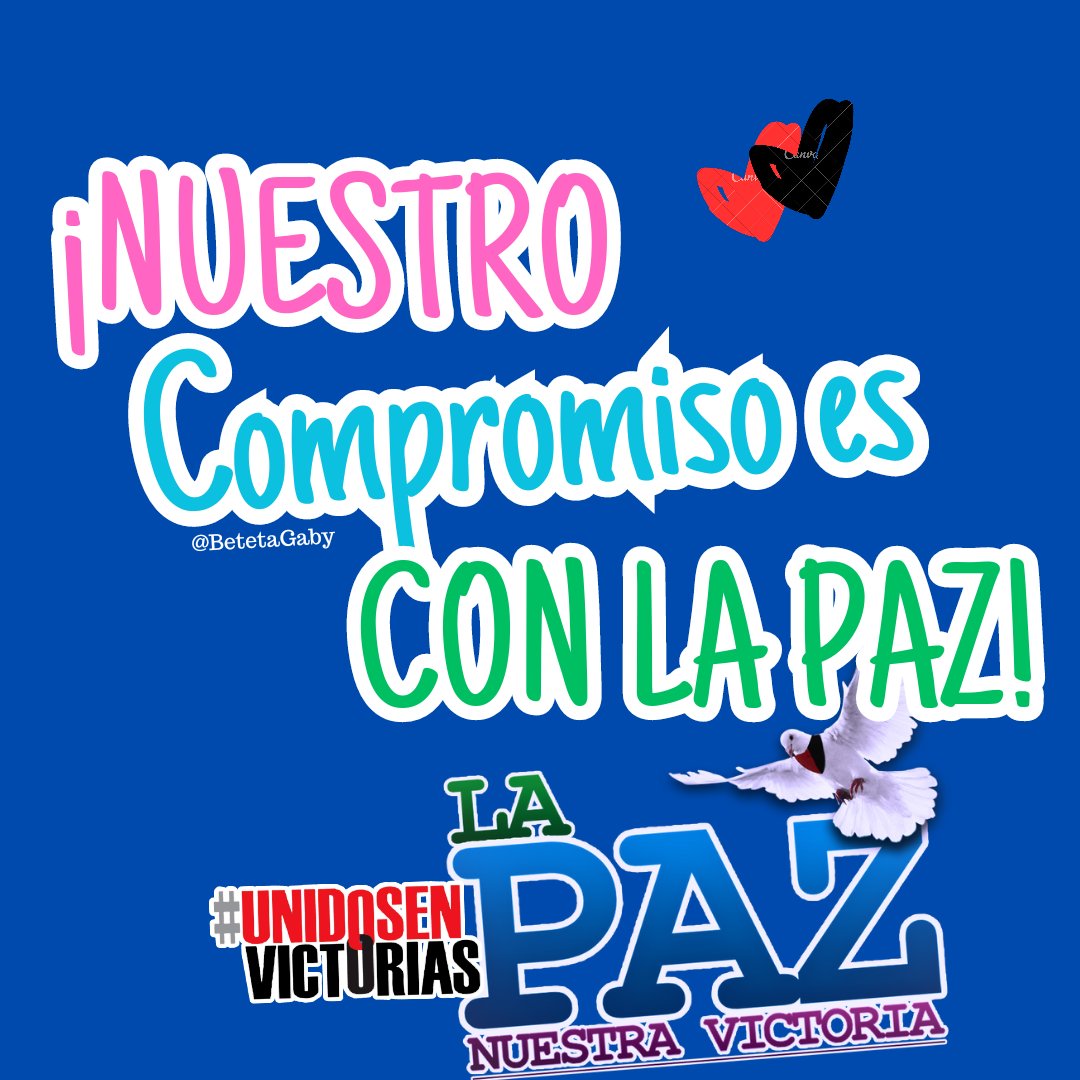 Sin PAZ sencillamente no se pueden construir escuelas, no se pueden construir carreteras, no se pueden construir hospitales, por eso y más ¡Nuestro compromiso es con la Paz! #LaPazNuestraVictoria #UnidosEnVictorias #LeonRevolucion