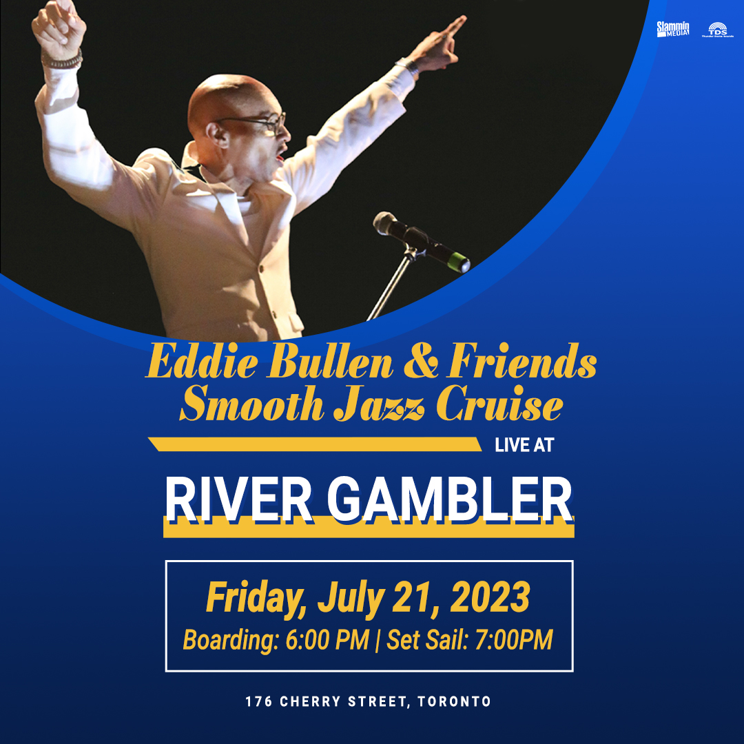 We are excited to get back on the River Gambler ⛴🌃🎵😃🎹 . @EddieBOfficial & Friends Smooth Jazz Cruise 2023. Join us on Friday, July 21 for a special night full of good vibes & a view of Toronto! Click the link below for tix tix.to/ebliveTW @slammin29 @slamminmusic