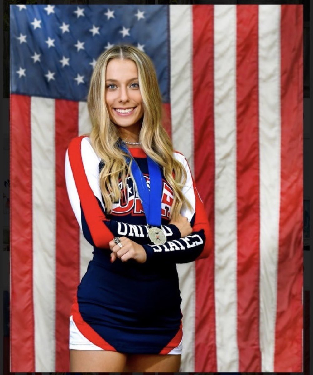 GrantCheer's tweet photo. 📣 Wishing the BEST of luck to our senior, Sabrina Smith, and her JUCO teammates today as they compete at the ICU Championship! Sab, we are so proud of you and can’t wait to watch you SLAY! ♥️💙🇺🇸 https://t.co/UG8d2jslXH