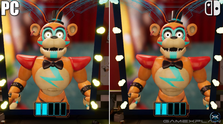 Five Nights at Freddy's: Security Breach Graphics Comparison