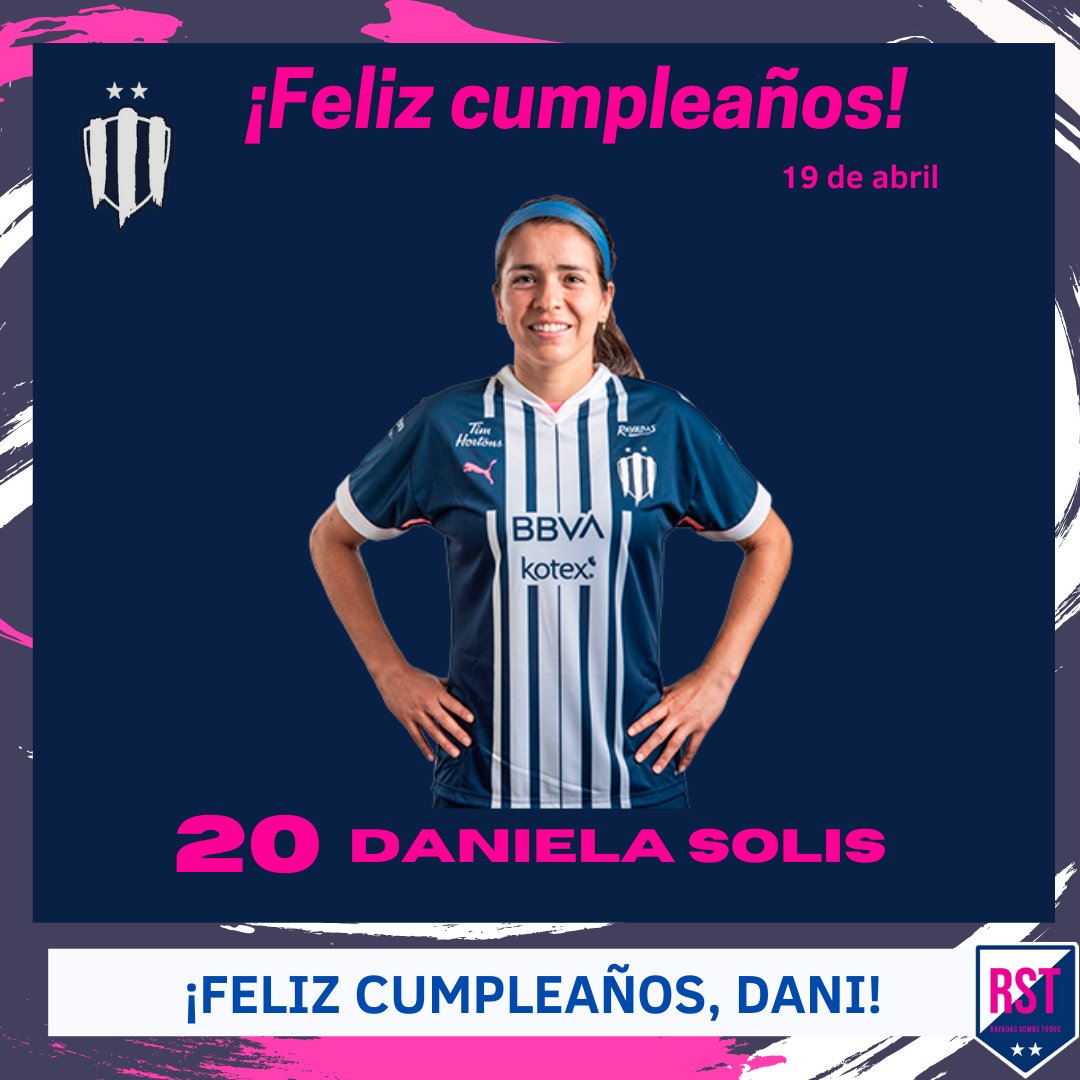 RayadasST's tweet photo. ¡FELIZ CUMPLEAÑOS DANI!
El día de hoy queremos felicitar a @danielasoliss20 por su cumpleaños. 

Te deseamos te pases un gran día en azul y blanco💙🤍

Deja aquí tu mensaje de felicitación para Dani
👇

#ArribaElMonterrey 🇫🇮 https://t.co/juaLCqvQwu