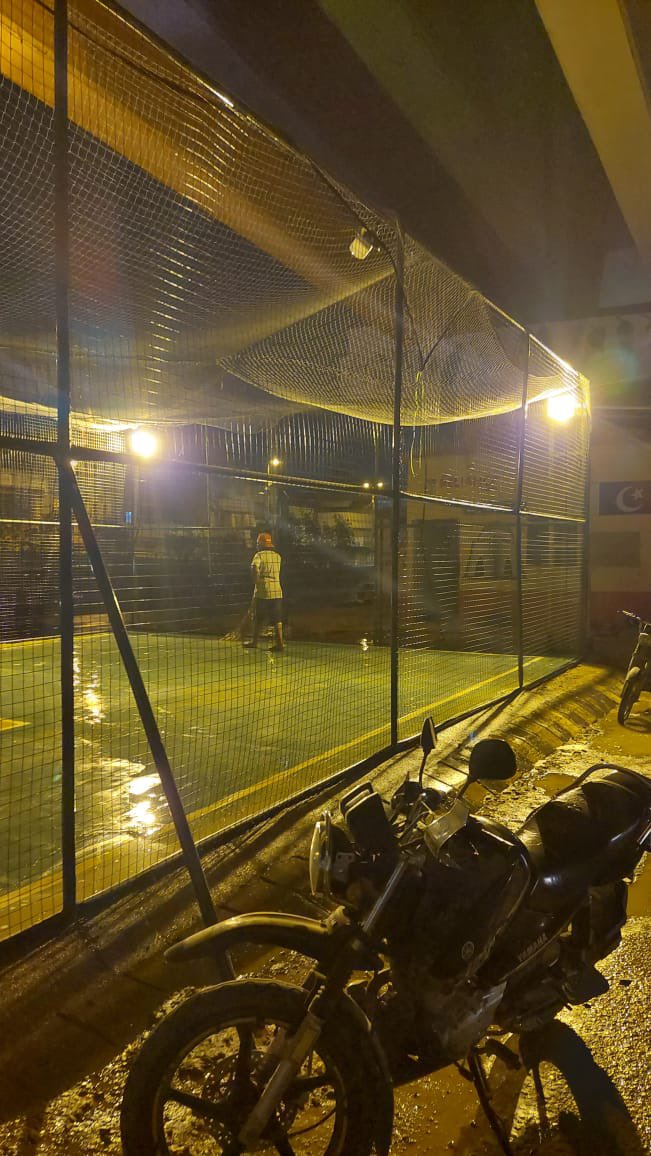 HazimBangwar's tweet photo. It’s past 1AM in the morning and we are almost done with the last minute touch up before the big reveal. I hope you enjoy this as much as I enjoyed building this for you.

#hazimbangwar #assistantcommissioner #northnazamabad #karachi #sports https://t.co/cAdEKcGuLX