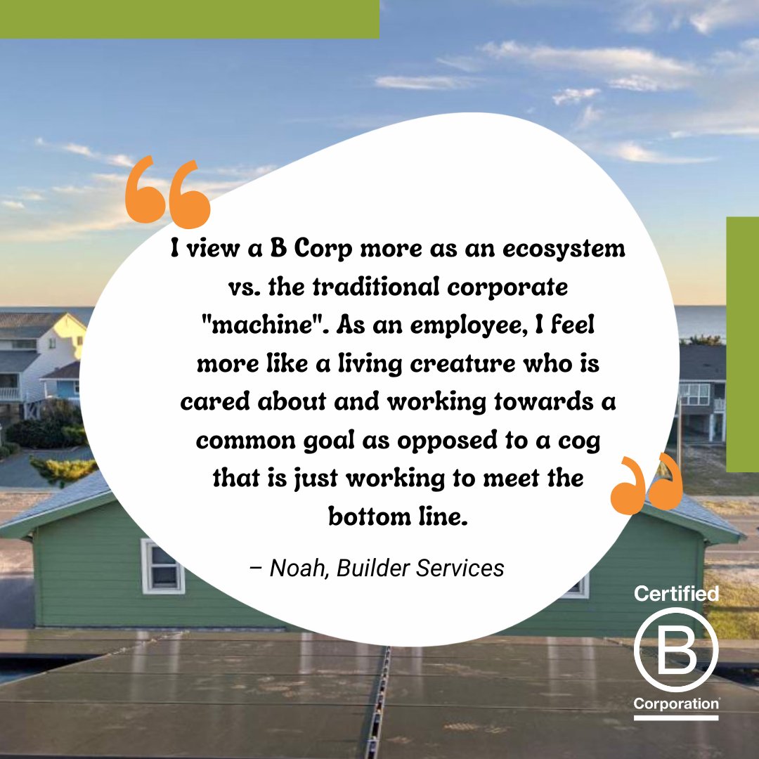 We asked our team what they appreciate most about working at a B Corp. #BehindtheB 🐝

#bcorp #WeGoBeyond #BCorpMonth #BCM2023