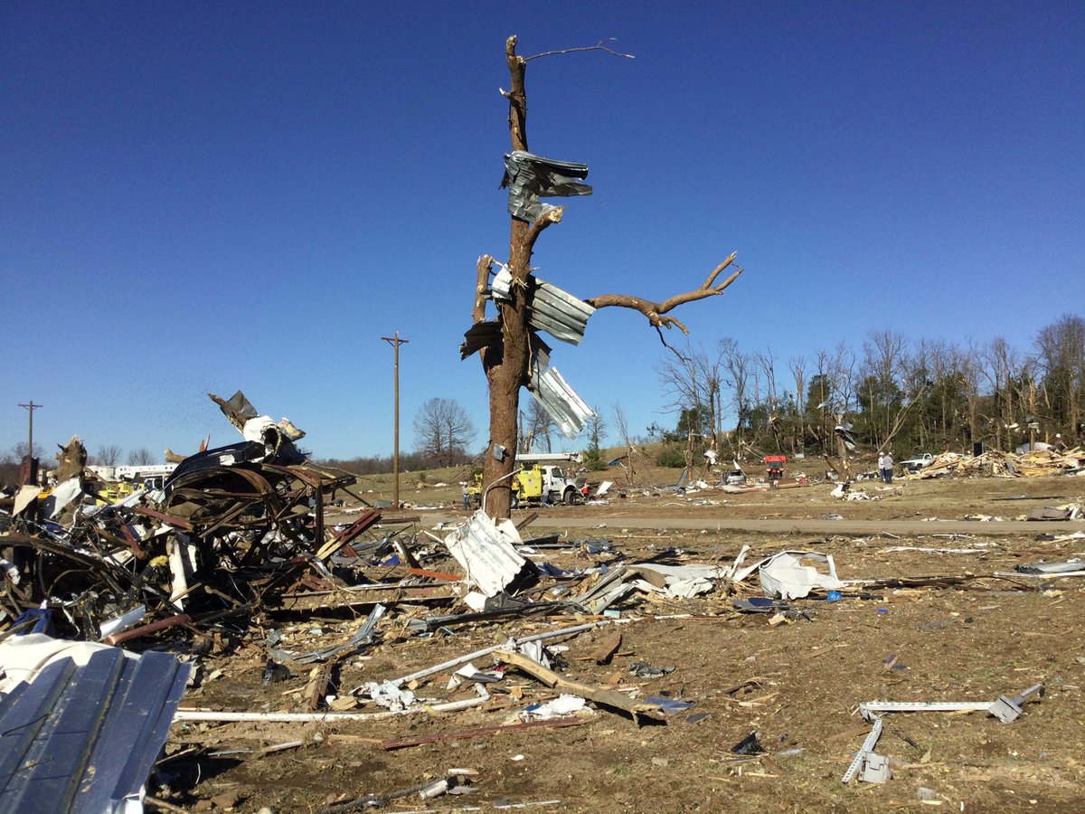Nicholas Krasznavolgyi on Twitter "Violent contextual damage in Princeton, Kentucky from an EF4