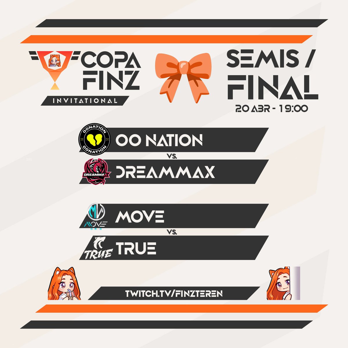 Finzteren's tweet photo. Oi pessoal. Sexta foi um dia muito triste pra nossa comunidade e não terminamos a Copa Finz. Esse sentimento ainda vai nos acompanhar e precisamos seguir juntos. Amanhã vamos fazer as semis e a final da Copa com a esperança de que nosso companheirismo nos fortaleça.
Nos vemos lá! https://t.co/keK2kUZDli