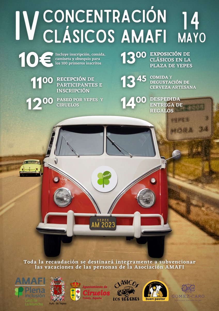 SoniaSn55526083's tweet photo. Buenas noches a tod@s. Recién me mandan esta concentración para el domingo 14 de mayo en Yepes, Toledo. La inscripción se hará allí. https://t.co/NUSP58b1aW
