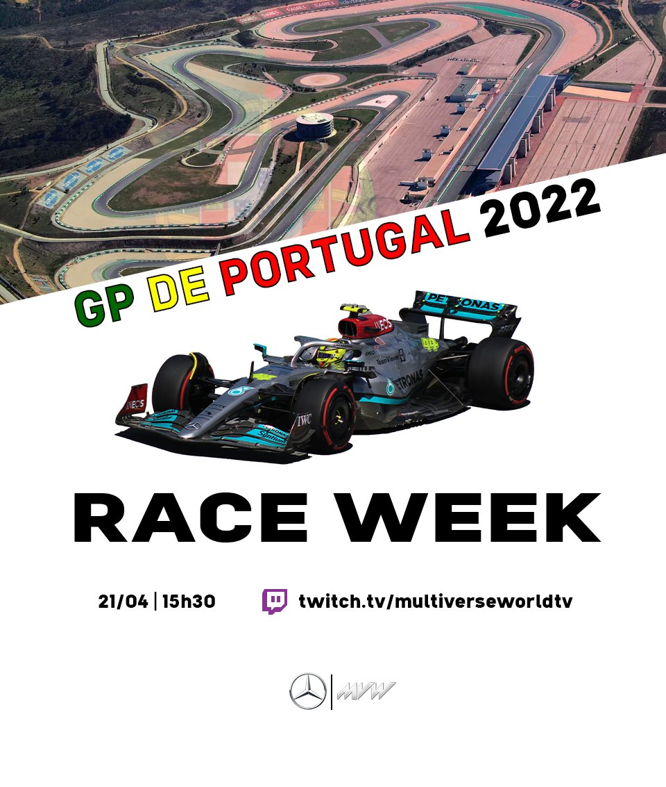 MercMWVTeam's tweet photo. Semaninha de corrida, bom dia

Dessa vez estaremos em Portimão para o GP de Portugal com nossos 2 pilotos : Allen e Guara no campeonato da @F1MVWChamp https://t.co/J0mr4PaD9q