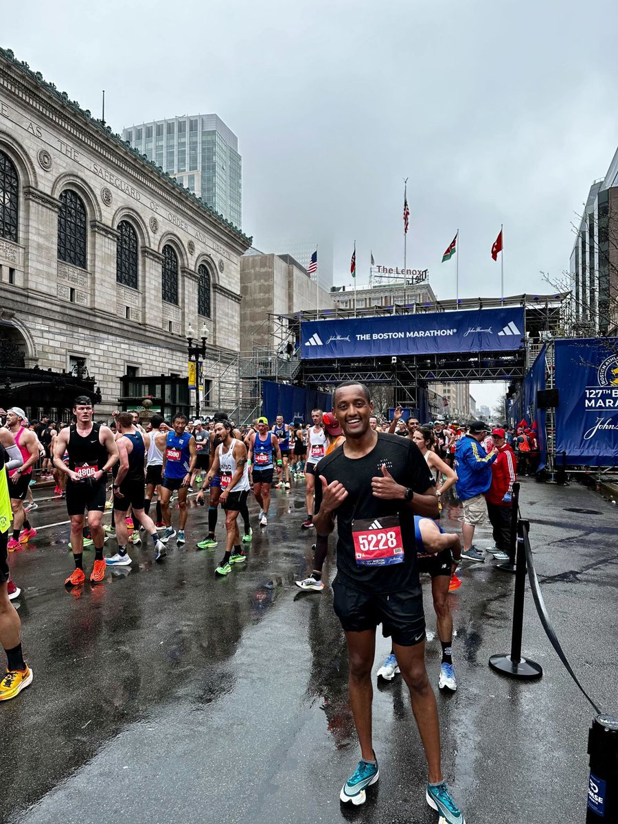 March Capital (@marchcps) on Twitter photo Congratulations to <a href="/MarchCPs/">March Capital</a> partner Solomon Hailu for completing his third marathon this week in Boston in 2:50!
#BostonMarathon2023 Congratulations to <a href="/MarchCPs/">March Capital</a> partner Solomon Hailu for completing his third marathon this week in Boston in 2:50!
#BostonMarathon2023