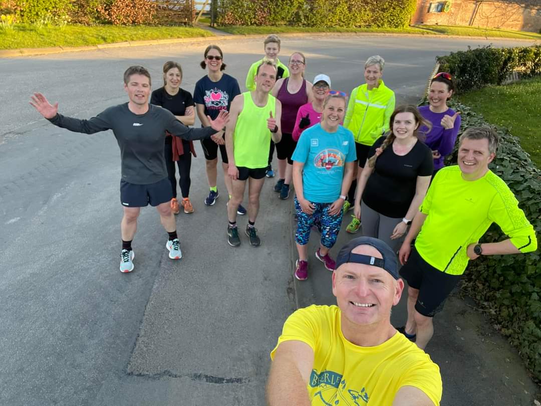 7.5 miles on a sunny evening. Love the running, love the running club 🥰 @Pock_Runners