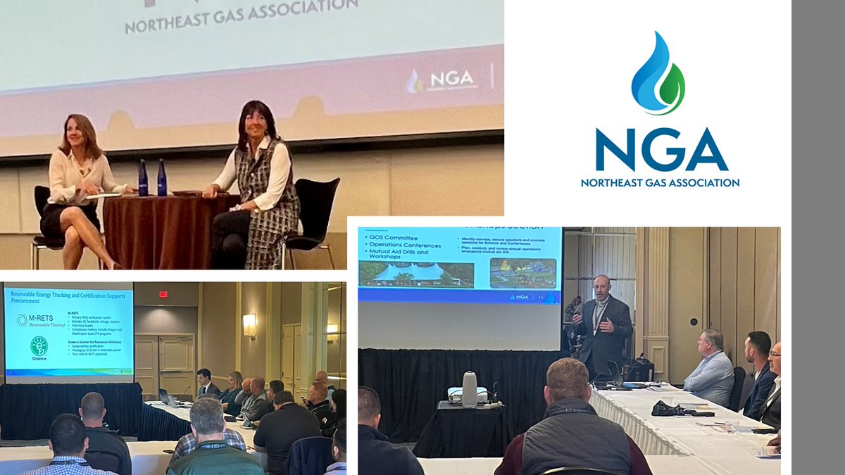 Today we opened our Spring Operations Conference in Saratoga Springs. Thank you to all of our presenters &amp; a special thank you to Donna DeCarolis, <a href="/natfuelgas/">@natfuelgas</a> , for sharing her insightful perspective on NY’s clean energy transition plans &amp; the future of the #naturalgas industry.