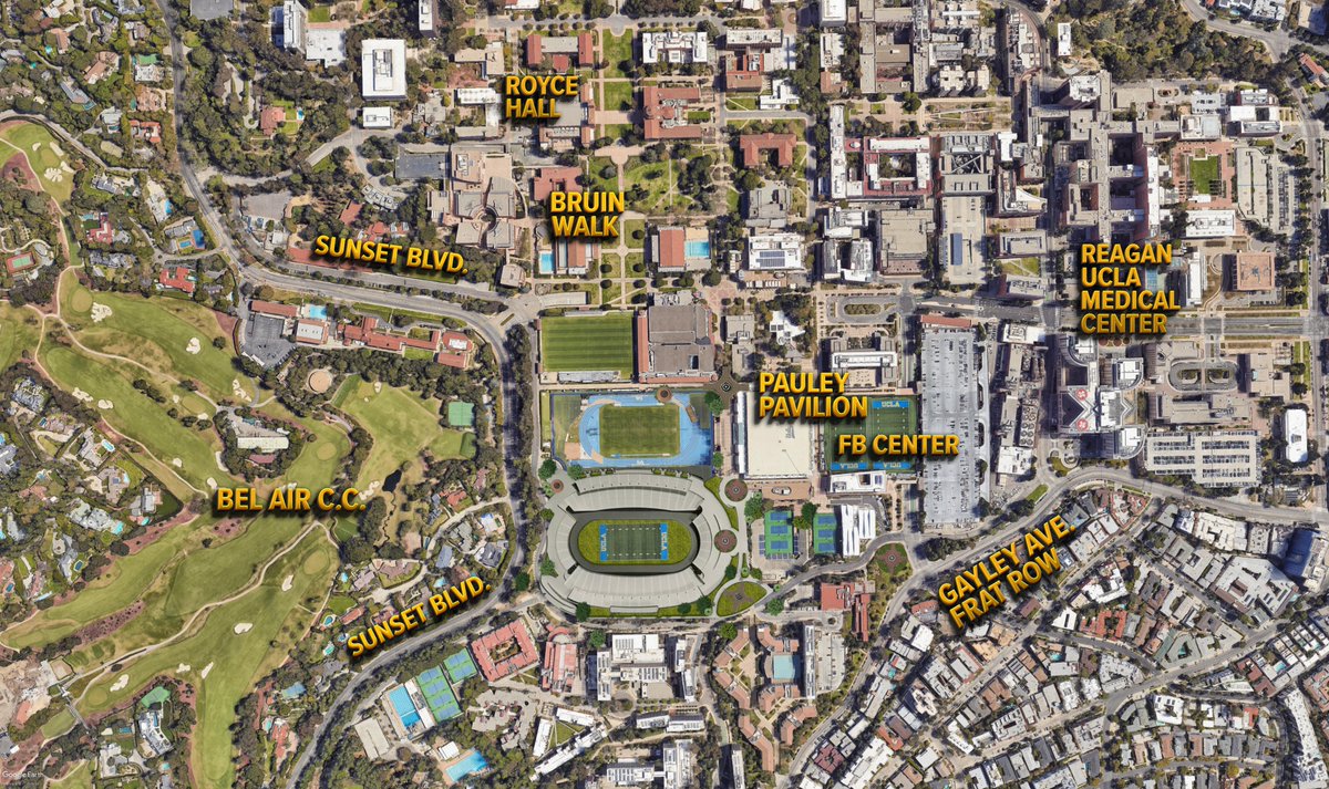 888_BB_888's tweet photo. @TroyAikman @LAFBNetwork Check out these concepts that have been proposed previously. Close the N entrances so all gameday traffic is routed through Wilshire-side on Sat when no work traffic exists &amp; BelAir residents shouldn't object. Click on ALT in the pics 4 more info. #4sUp https://t.co/UPJsmkAmlU