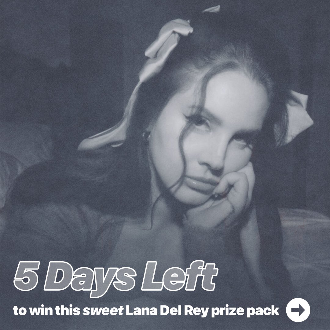fanlabel_app's tweet photo. Don’t f— it up big time 🖤 There's only a few days left to win this Lana Del Rey bundle on FanLabel. https://t.co/daJY8L7whq