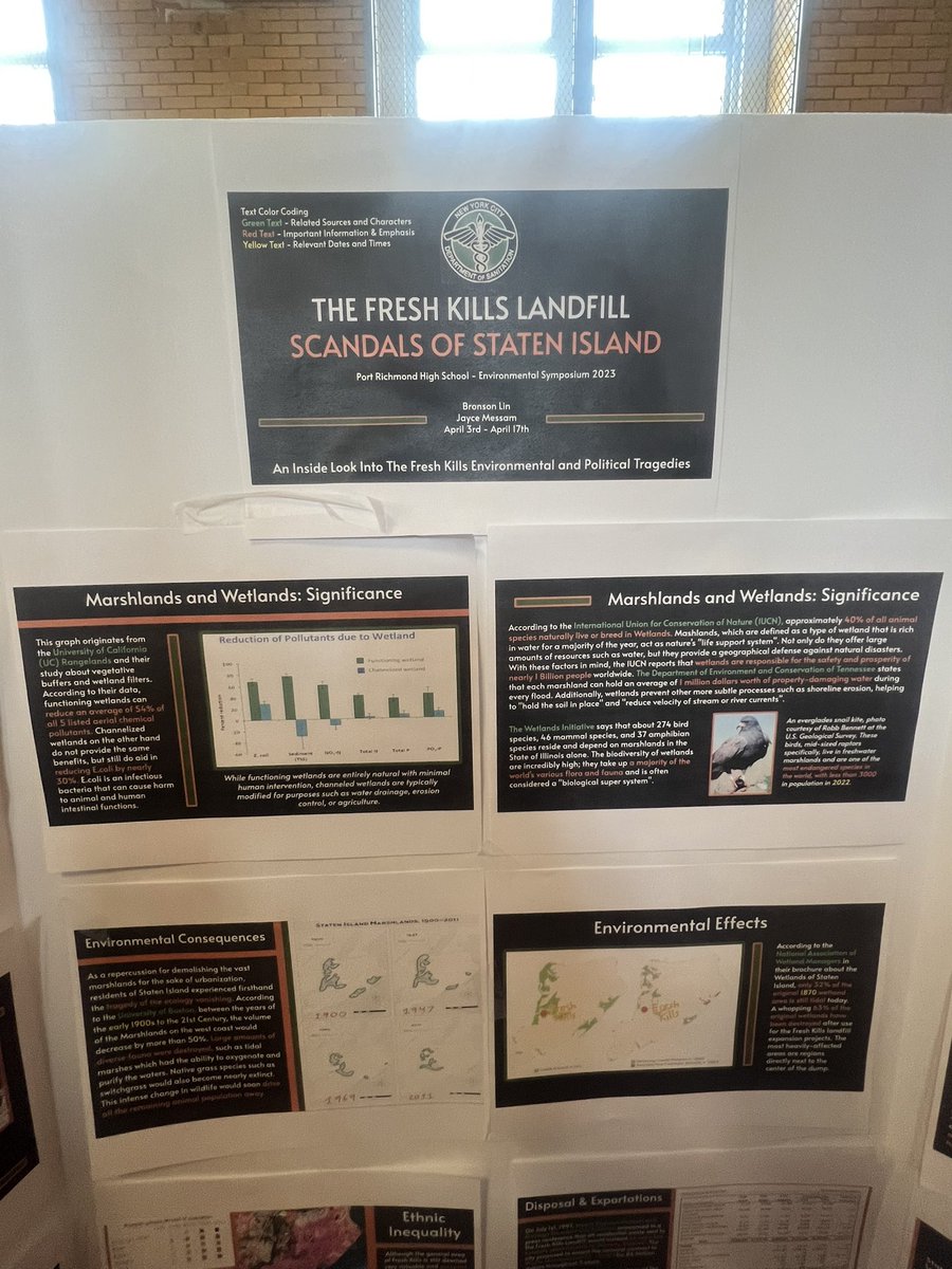 Congratulations to <a href="/PortScience/">Port Richmond HS Science</a> on a fantastic &amp; successful Science Symposium. It’s a true testament to the hard work of both our Staff &amp; Students.
Student presentations were amazing &amp; dealt with local issues. <a href="/DrMarionWilson/">Dr. Marion Wilson</a> <a href="/si_uft/">SI_UFT</a>