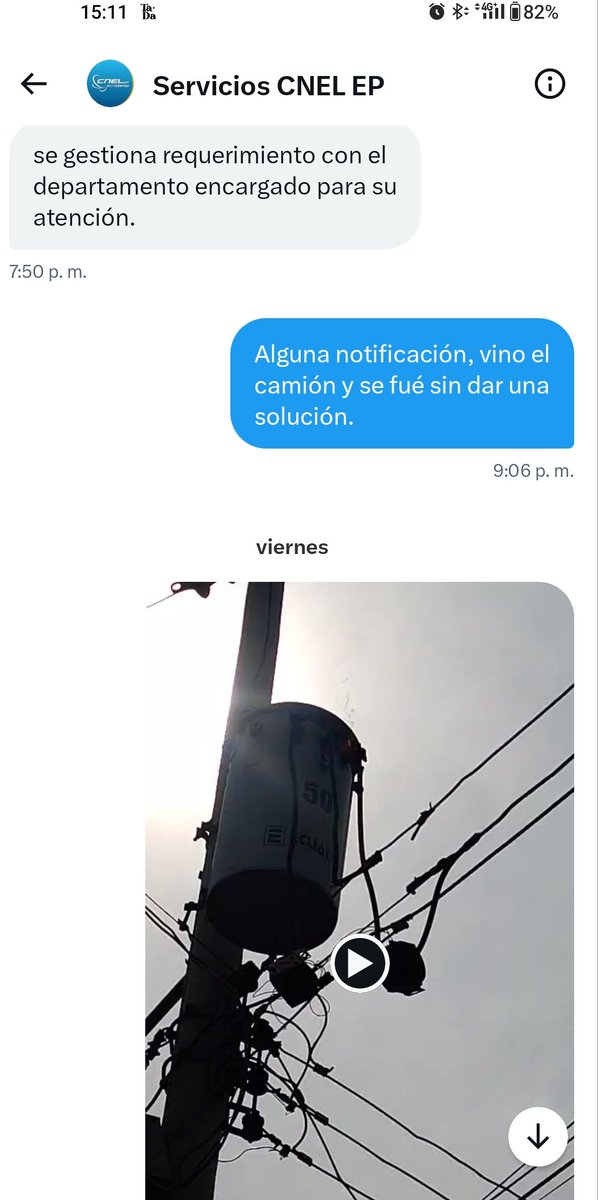 aastudilloa's tweet photo. @CNEL_EP @servicioscnelep @LassoGuillermo desde hace mas de 15 días tenemos problemas en floresta 2 en la mz 127 el transformador se daña a cada momento https://t.co/XhDc7A517G