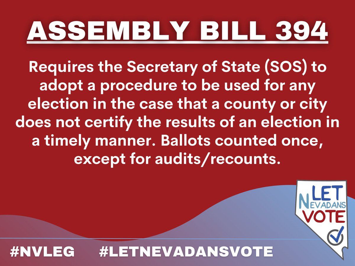 LetNevadaVote's tweet photo. #AB394 is now on it's way to the Senate side! #NVLeg https://t.co/va9BwboWvL